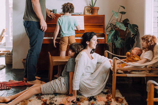 Chloe & August at home