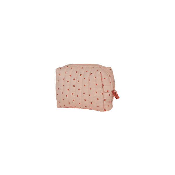 Quilted Toiletries Bag - Strawberry