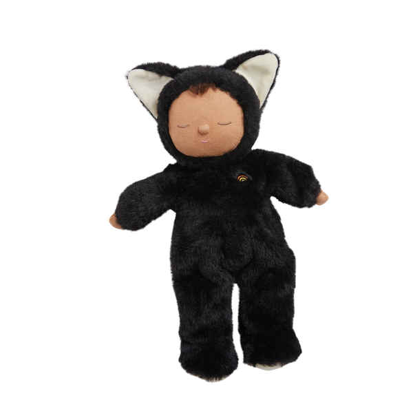 Black cat, soft plush toy for kids