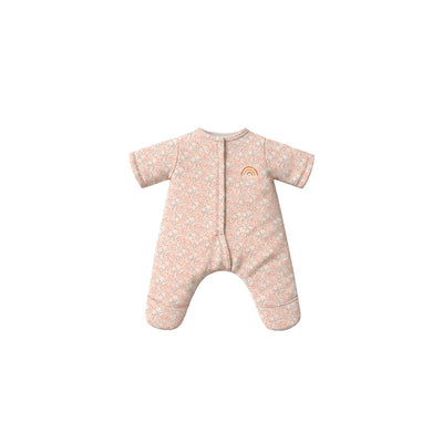 Dinkum PJs Reverie coral floral one piece pajamas for Dinkum Dolls by Olli Ella soft doll clothing accessoryાન્ય