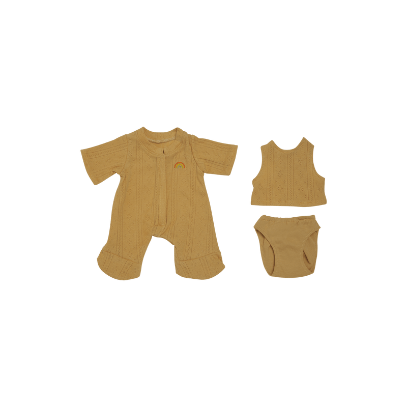 Dinkum Dolls Pointelle PJ Set - Honey