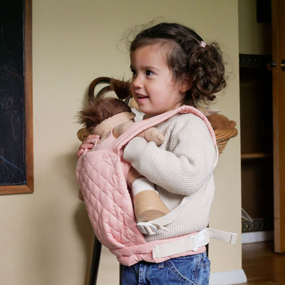 Dinkum Dolls Quilted Carrier - Rose