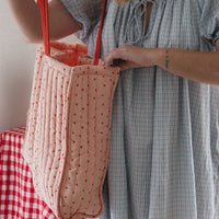 Quilted Tote Bag - Strawberry