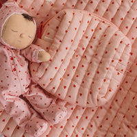 Quilted Toiletries Bag - Strawberry