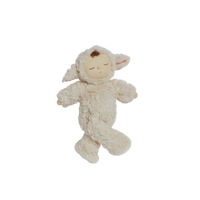 Super soft Lamb plush doll, perfect from birth to all ages. This lamb soft toy is perfectly weighted and posable, making it the perfect addition to any toy collection.