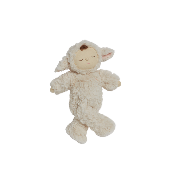 Super soft Lamb plush doll, perfect from birth to all ages. This lamb soft toy is perfectly weighted and posable, making it the perfect addition to any toy collection.