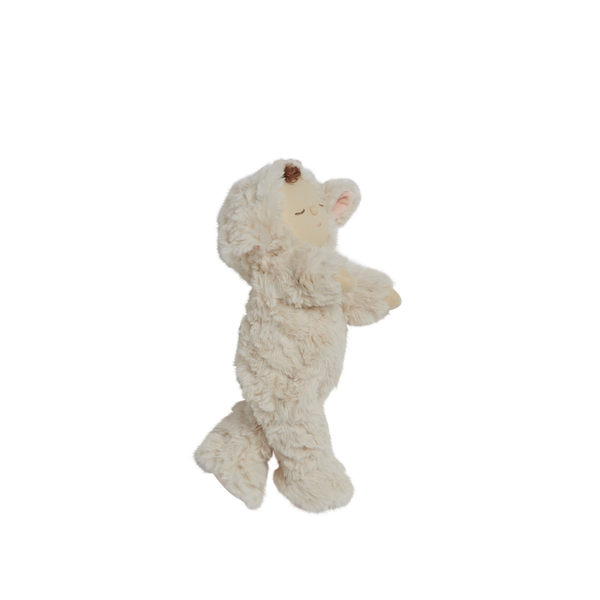 Super soft Lamb plush doll, perfect from birth to all ages. This lamb soft toy is perfectly weighted and posable, making it the perfect addition to any toy collection.