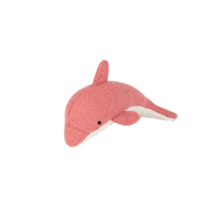 Set of plush felted ocean animal toys for kids. Set of small ocean animal toys featuring Whale, Dolphin and Stingray