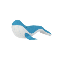 Set of plush felted ocean animal toys for kids. Set of small ocean animal toys featuring Whale, Dolphin and Stingray