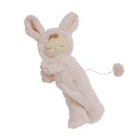 Lullaby Cozy Dinkum Bunny Moppet - Pink