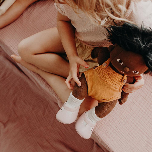 Dinkum Dolls Shoes - Mallow Pink