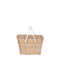 Piki Rattan Basket - Straw