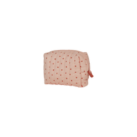 Quilted Toiletries Bag - Strawberry