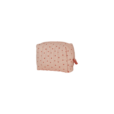 Quilted Toiletries Bag - Strawberry
