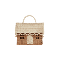 Rattan Gingerbread Casa Clutch