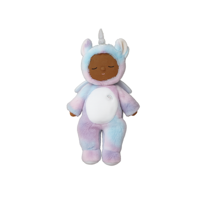 Rainbow unicorn plush doll