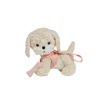 Olli Ella Dinkum Dog Cookie - White Dog, Pink Harness and Dog Bone
