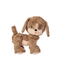 Plush dog toy with super soft fabric and velvety ears. Perfect for kids play and snuggles.