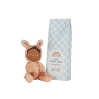 This adorable, huggable plush bunny toy is designed for comfort and endless adventures for your little one. Limited-edition, pocket-sized, and weighted in all the right snuggly places, Babs Bunny is the perfect collectable plush toy for every adventure.