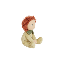 Collectable palm-sized plush toy for kids. Pear themed plush doll, perfectly weighted for play.