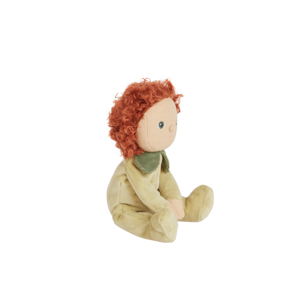 Collectable palm-sized plush toy for kids. Pear themed plush doll, perfectly weighted for play.