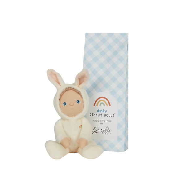 This adorable, huggable plush bunny toy is designed for comfort and endless adventures for your little one. Limited-edition, pocket-sized, and weighted in all the right snuggly places, Bobbin Bunny is the perfect collectable plush toy for every adventure.