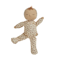 Olli Ella Christmas theme Dozy Dinkum with cream print