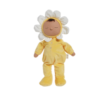 Adorable Dozy Dinkums plush flower doll in Pip Buttercup. Soft and cuddly, perfect for play and snuggling. Made from high-quality, safe materials.
