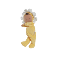 Adorable Dozy Dinkums plush flower doll in Pip Buttercup. Soft and cuddly, perfect for play and snuggling. Made from high-quality, safe materials.