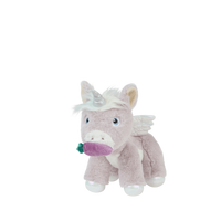 Dinkum Unicorn Carrot - Purple by Dinkum Pets featuring a soft purple unicorn plush toy with white wings and a fluffy mane for imaginative play