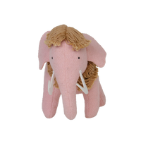 Set of plush felted extinct animal toys for kids. Mammoth, Dodo and Saber Tooth Tiger toys for kids.