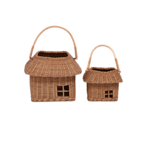 Rattan Hutch Big  Basket