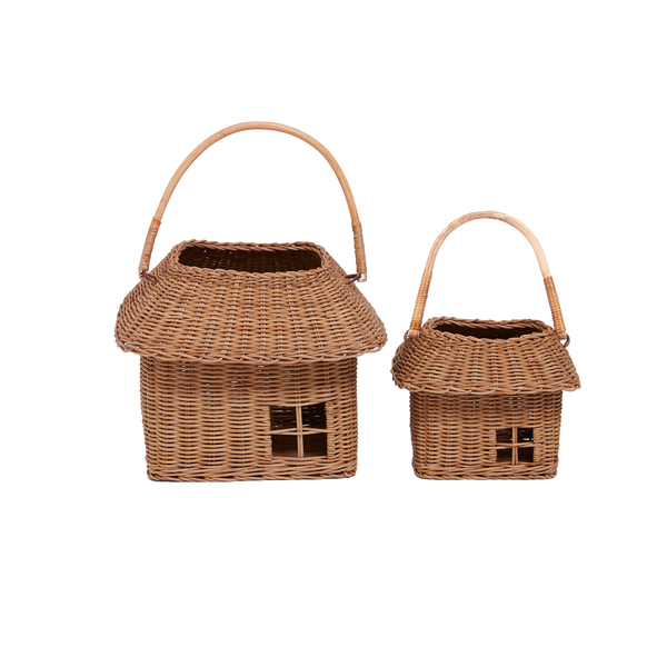 Rattan Hutch Big  Basket
