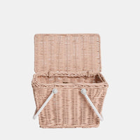 Piki Rattan Basket - Rose