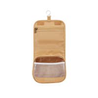 Yellow kids travel toiletry bag. Functional wash bag for kids sleepovers, school camps, daycare and holidays.