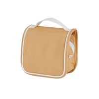 Yellow kids travel toiletry bag. Functional wash bag for kids sleepovers, school camps, daycare and holidays.