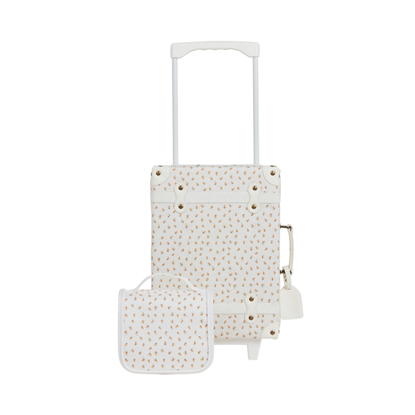 mushroom printed kids travel toiletry bag. Functional wash bag for kids sleepovers, school camps, daycare and holidays.