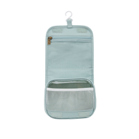 Blue kids travel toiletry bag. Functional wash bag for kids sleepovers, school camps, daycare and holidays.