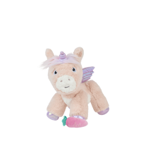 Dinkum Unicorn Carrot - Pink by Dinkum Pets pink plush unicorn with a magnetic carrot doll accessory for imaginative play